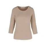 Dámske tričko s dlhým rukávom VOLCANO KATI-102-BEIGE · záber 1