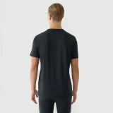 Pánske tréningové tričko s krátkym rukávom 4F TSHIRT FNK M1343-20S-DEEP BLACK · záber 4