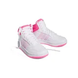 Dievčenská rekreačná obuv ADIDAS Hoops 3.0 Mid K cloud white orchid fusion lucid pink · záber 3