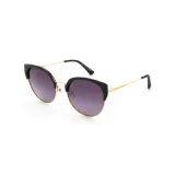 Polarizačné slnečné okuliare H.I.S. POLARIZED HPS34107-1, black, smoke gradient POL, 58-19-143 · záber 1