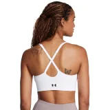 Dámska tréningová športová podprsenka UNDER ARMOUR Vanish Seamless Low Bra-WHT · záber 3