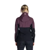 Dámska turistická softshellová bunda NORTHFINDER JANELL-810wineblack · záber 3