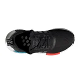 Juniorská rekreačná obuv ADIDAS ORIGINALS NMD_R1 core JR black silver metallic solar red · záber 3