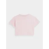 Dievčenské tričko s krátkym rukávom 4F JUNIOR TSHIRT F393-56S-LIGHT PINK · záber 3