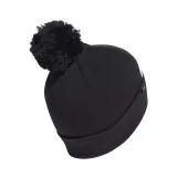 Dámska zimná čiapka ADIDAS POMPOM BEANIE BLACK WHITE · záber 2