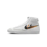 Pánska vychádzková obuv NIKE Blazer Mid 77 white bright mandarin medium ash black · záber 2