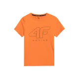 Chlapčenské tréningové tričko s krátkym rukávom 4F JUNIOR TSHIRT FNK M166-70S-ORANGE · záber 3
