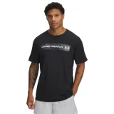 Pánske tričko s krátkym rukávom UNDER ARMOUR UA CAMO CHEST STRIPE SS-BLK · záber 1