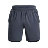 Pánske bežecké kraťasy UNDER ARMOUR UA LAUNCH 7 inch 2-IN-1 SHORT-GRY · záber 4