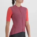 Dámsky cyklistický dres s krátkym rukávom SPORTFUL Checkmate w jersey, pompelmo mulled grape · záber 4
