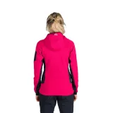 Dámska turistická mikina so zipsom NORTHFINDER MARCELLA-577cherryblack · záber 3