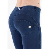 Dámske jeggings nohavice FREDDY WR.UP® skinny push up organic cotton jeggings-Blue · záber 4
