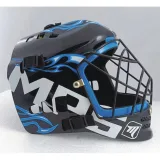 Florbalová maska MPS PRO FLAME - Black Blue · záber 2