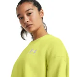 Dámska zateplená mikina UNDER ARMOUR Essential Fleece OS Crew-YLW · záber 3