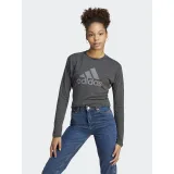 Dámske tričko s dlhým rukávom ADIDAS W WINRS 3.0 LS-IM2433-black melange grey three · záber 2