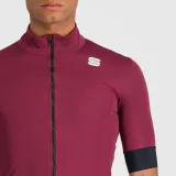 Pánska cyklistická bunda SPORTFUL Fiandre light no rain jacket short sleeve, red wine · záber 5