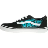 Chlapčenská rekreačná obuv VANS YT Ward Glow Vans Neon blue black · záber 3