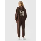 Dámske tepláky 4F TROUSERS-AW23TTROF455-81S-BROWN · záber 5