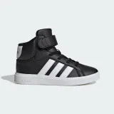 Juniorská rekreačná obuv ADIDAS Grand Court Mid Jr core black cloud white core black · záber 2
