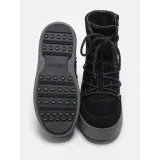 Dievčenské vysoké zimné topánky MOON BOOT JTRACK LACE SUEDE, 003 black · záber 4