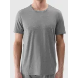 Pánske tréningové tričko s krátkym rukávom 4F TSHIRT FNK M1344-25M-GREY MELANGE · záber 2