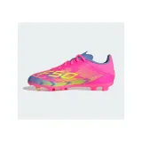 Chlapčenské futbalové kopačky outdoorové ADIDAS F50 League Jr FG MG lucid pink lucid lemon blue fusion · záber 3