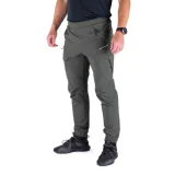 Pánske turistické nohavice NORTHFINDER GIAN-300darkgreen · záber 1