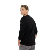 Pánske tričko s dlhým rukávom VOLCANO L-KROTI-700-BLACK · záber 3