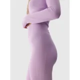 Dámske termo nohavice 4F SEAMLESS UNDERWEAR-WAW24USEAF153-52S-LIGHT VIOLET · záber 2