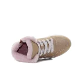 Dievčenské členkové zimné topánky SKECHERS Uno Lite Camo Daz gold pink · záber 3