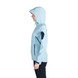 Dámska turistická softshellová bunda NORTHFINDER ANGIE-368skyblue · záber 2