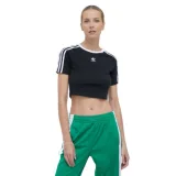 Dámske tričko s krátkym rukávom ADIDAS ORIGINALS 3 S BABY TEE-BLACK · záber 1