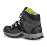 Detská vysoká turistická obuv TREZETA Twister Wp Kid, Black Grey · záber 2