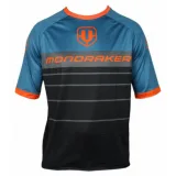 Pánsky cyklistický dres s krátkym rukávom MONDRAKER Enduro Trail Jersey short, black petroleum orange · záber 1