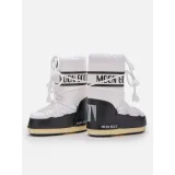 Juniorské vysoké zimné topánky MOON BOOT MB ICON NYLON JR, NA02 BLACK WHITE · záber 2