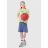 Chlapčenské tričko s krátkym rukávom 4F JUNIOR TSHIRT M2186-45N-CANARY GREEN NEON · záber 4