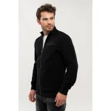 Pánska mikina so zipsom VOLCANO ARSEN-700-BLACK · záber 2