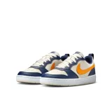 Chlapčenská rekreačná obuv NIKE Court Borough Low Recraft Jr orewood brown orange midnight navy · záber 4