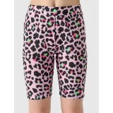 Dievčenské kraťasy 4F JUNIOR TIGHTS-4FJWSS24TTIGF133-56A-LIGHT PINK ALLOVER · záber 2