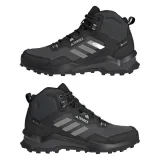 Členková turistická obuv ADIDAS Terrex AX4 Mid GTX core black grey three mint ton · záber 5