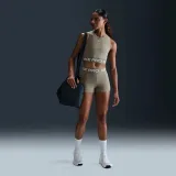 Dámske tréningové tielko NIKE PRO DF 365 CROP TANK-320-Beige · záber 4