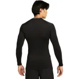 Pánske tréningové tričko s dlhým rukávom NIKE PRO DF TIGHT TOP LS-010 BLACK WHITE · záber 2