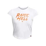 Dámske tričko s krátkym rukávom UNDER ARMOUR PROJECT ROCK PROJECT ROCK Undrgrnd Cap Slv Tee-WHT · záber 3
