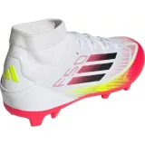 Chlapčenské futbalové kopačky outdoorové ADIDAS F50 League Mid Jr FG MG cloud white core black solar yellow · záber 5