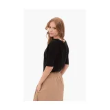 Dámske tričko s krátkym rukávom VOLCANO FEST-700-BLACK · záber 3