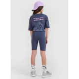 Dievčenské tréningové kraťasy 4F JUNIOR SHORT TIGHTS CAS F001-22S-ANTHRACITE · záber 4