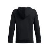 Chlapčenská zateplená mikina s kapucňou UNDER ARMOUR B Icon Flc HD Taping-BLK · záber 2