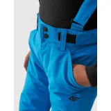 Chlapčenské lyžiarske nohavice 4F JUNIOR TROUSERS FNK-JAW23TFTRM358-35S-TURQUOISE · záber 4