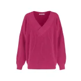Dámsky sveter VOLCANO S-VIDA-401-PINK · záber 5