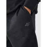 Chlapčenské zateplené tepláky 4F JUNIOR TROUSERS-JWAW24TTROM761-20S-DEEP BLACK · záber 5